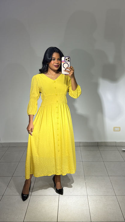 VESTIDO AMARILLO