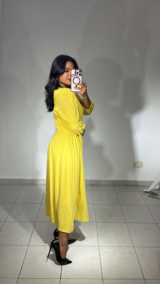 VESTIDO AMARILLO
